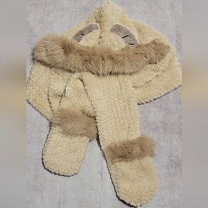 Fox Ears 2-in-1 Hat and Scarf